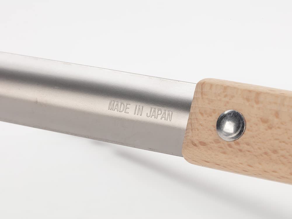 Snow Peak Fire Steel Tongs, Body/Stainless Grip/Beech Wood, N-020