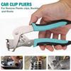 Car Clip Pliers Auto Panel Removal Tool with Rubber Fastener Rivet Tools Professional Auto Repair Kit for Plastic/Nut Removal
