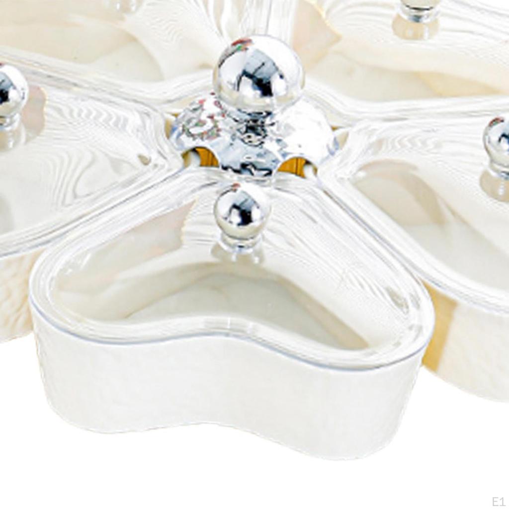 360° Rotating Tray for Dried Fruits and Candy Storage