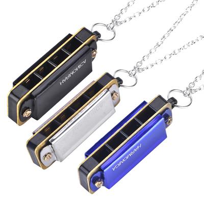 Music Instrument Portable Mini Harmonica Music Instrument Musical Necklace