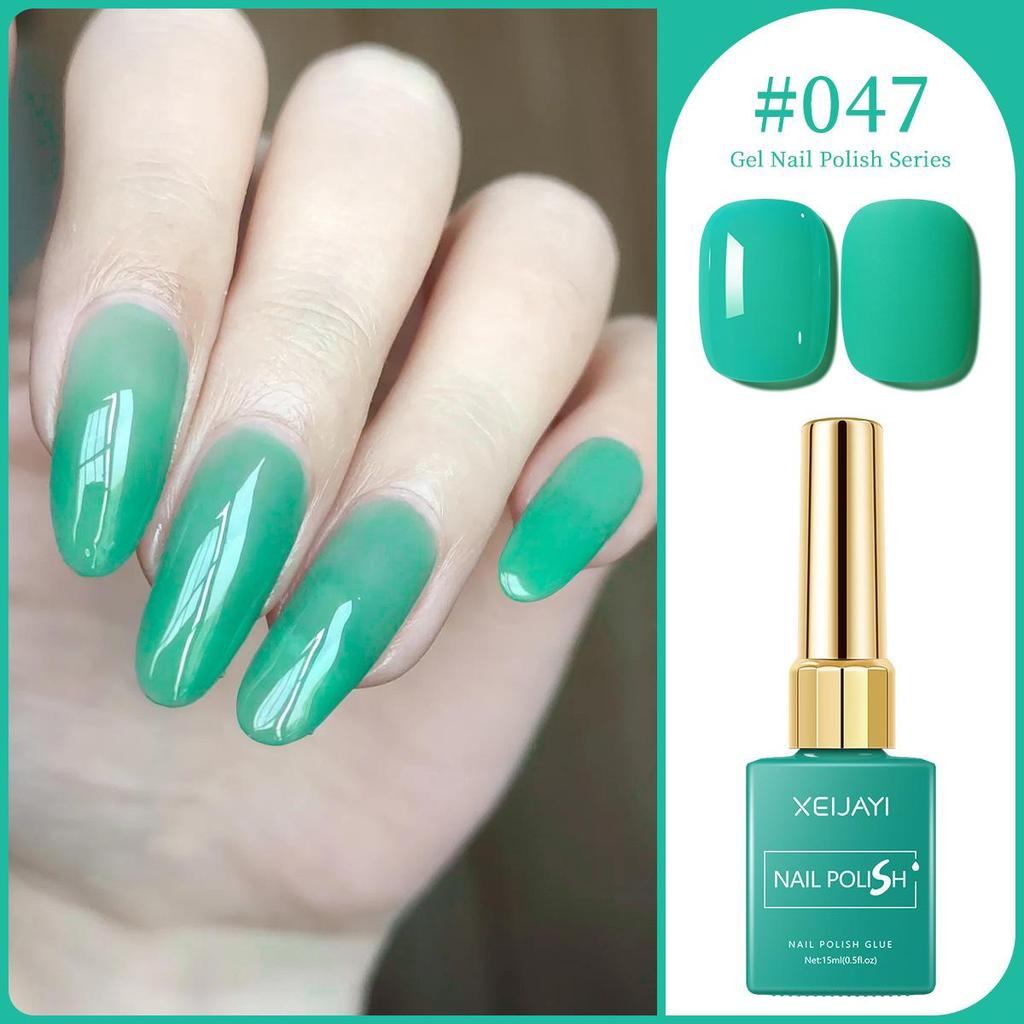 XEIJAYI 15ml Solid Color Nail Gel - 72 Color Options for Nail Art Salons