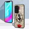 Coque de téléphone B-BeautyS And The B-Beast Pour Samsung S26 S25 S24 FE S23 S22 S21 Plus S20 Ultra Note20Ultra Couverture en Verre Noir