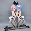 Bunny FREEing Re:Zero Kara Hajimeru Isekai Seikatsu Ram Rem B-style 1/4 Anime Figures PVC Action Figure Toy Adult Model Doll Toy