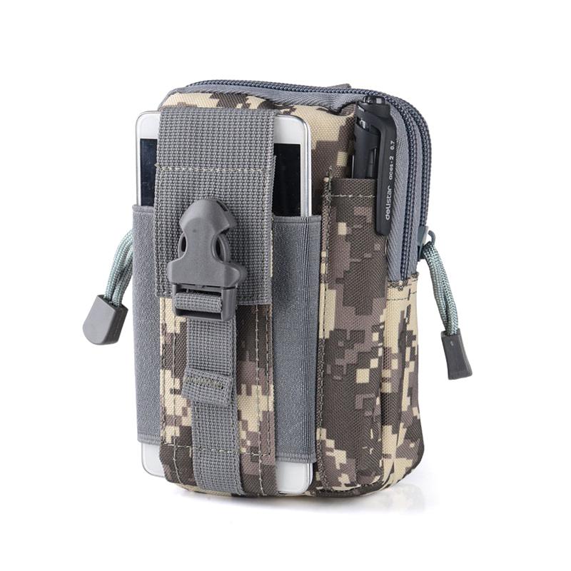Outdoor Sports Multi-Functional Accessory Bag Large Capacity Mobile Phone Hanging Bag Tactical Waist Pack