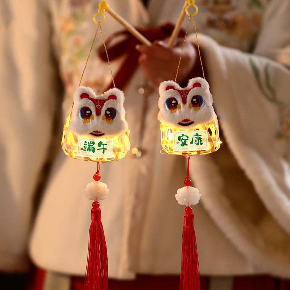 

Mid Autumn Festival Weaving Festival Lantern Bamboo Portable Lantern Toy Gifts StyleL