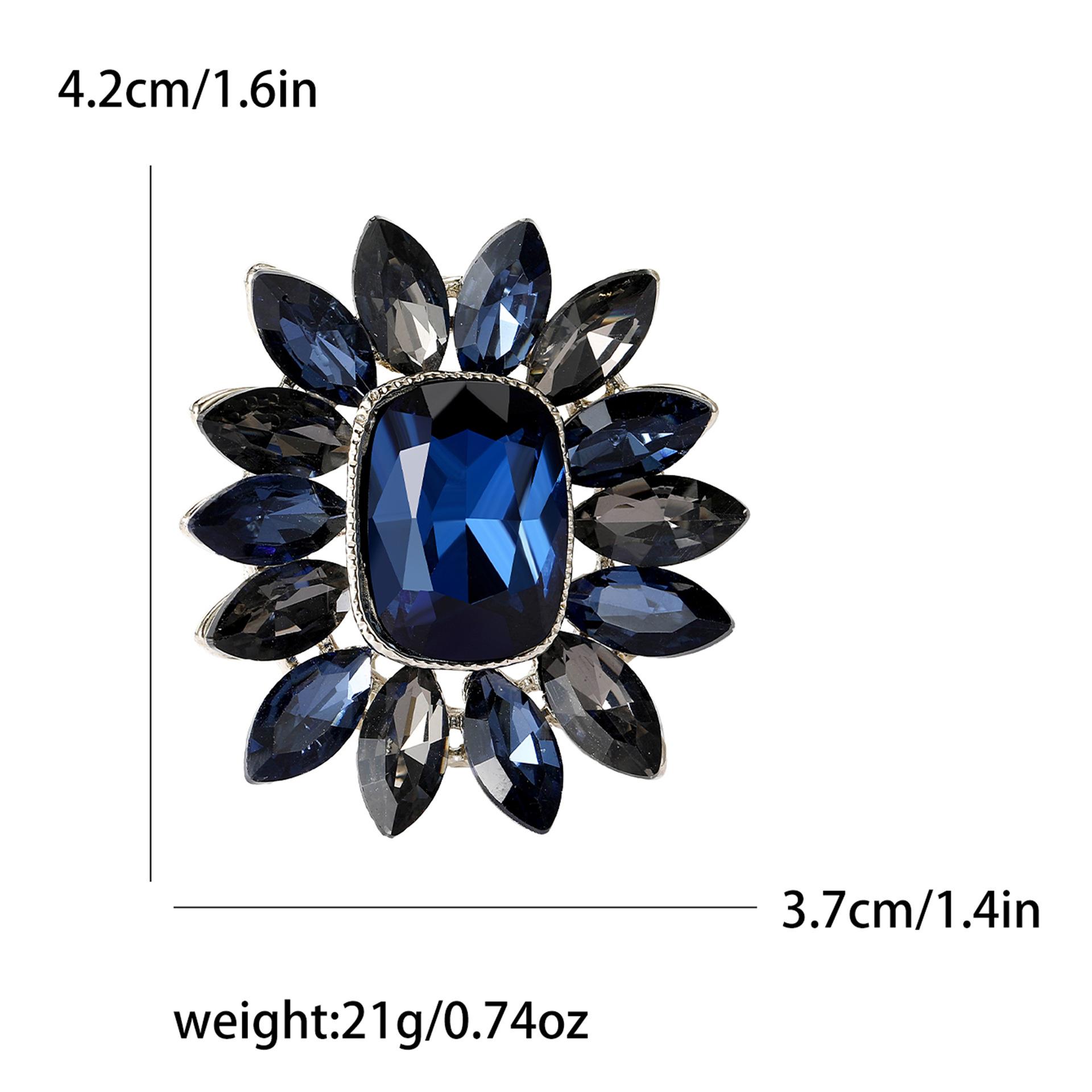 

Модная брошь-подсолнух со стразами, нишевая, высокого класса, женская, платье, костюм, ювелирные изделия, корсаж, соответствующий