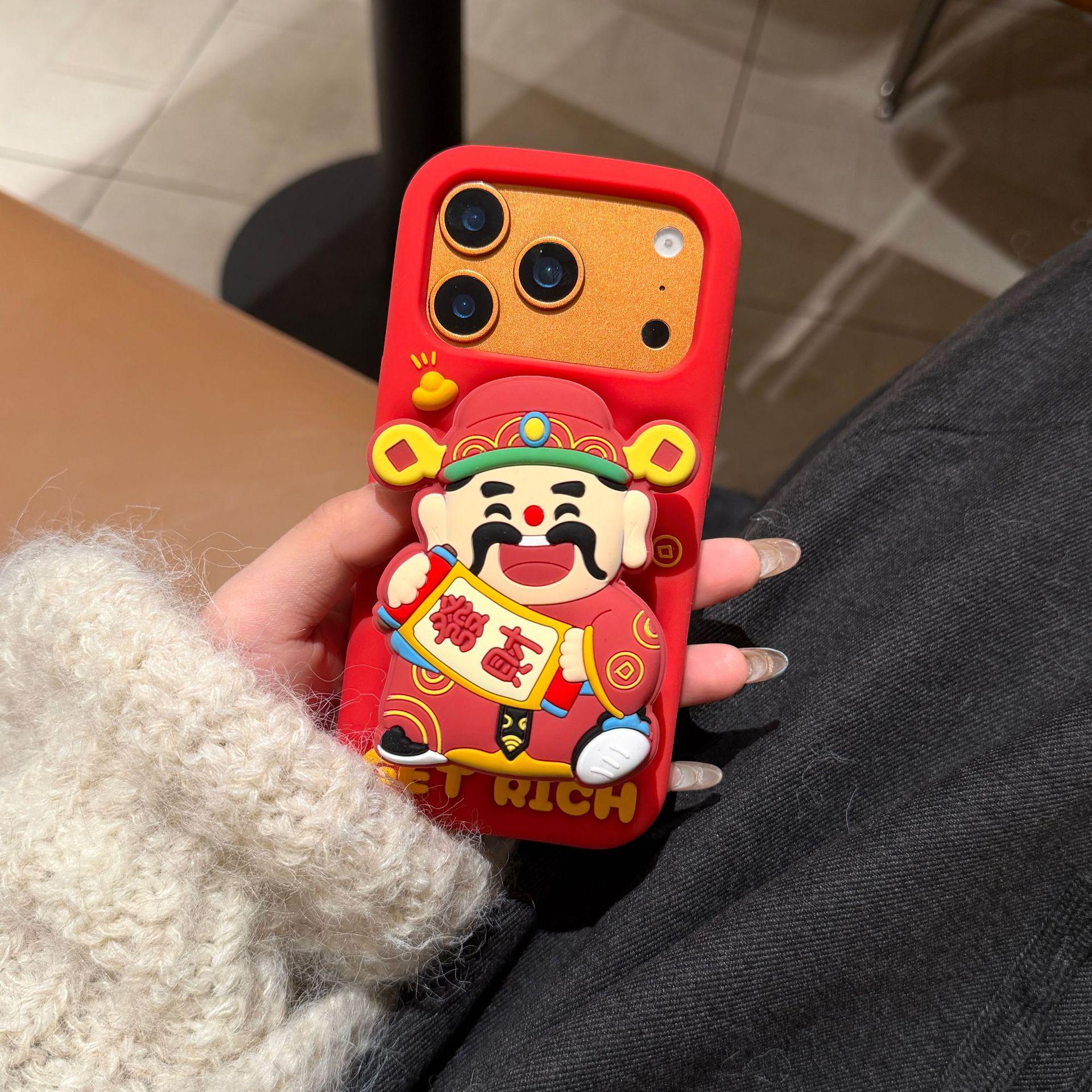 

Festive Grandpa Stand: Compatible Case for iPhone 13-17, 14/15 Pro Max iPhone 13 Pro Max