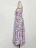 2023 Summer Bestseller: Women's V-neck Spaghetti Strap Print Dress - European & American Style, Waist-Cinching Design