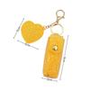 Chic Lipstick Holder Keychain Portable Makeup Bag Built-In Mirror Lipstick Protector Travel Companion