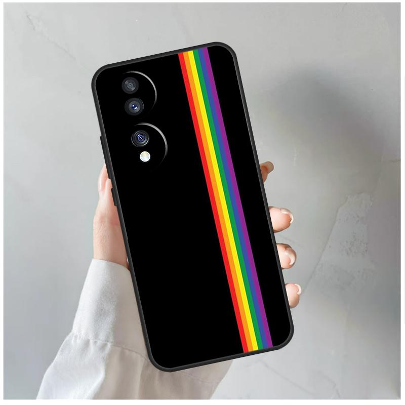 Herz Regenbogen Gay Pride LGBT Hülle Für Honor Magic 6 Lite 5 Pro 50 70 90 Honor X8a X8b X6 X7 X8 X9 X6a X7a X9a X9b Case