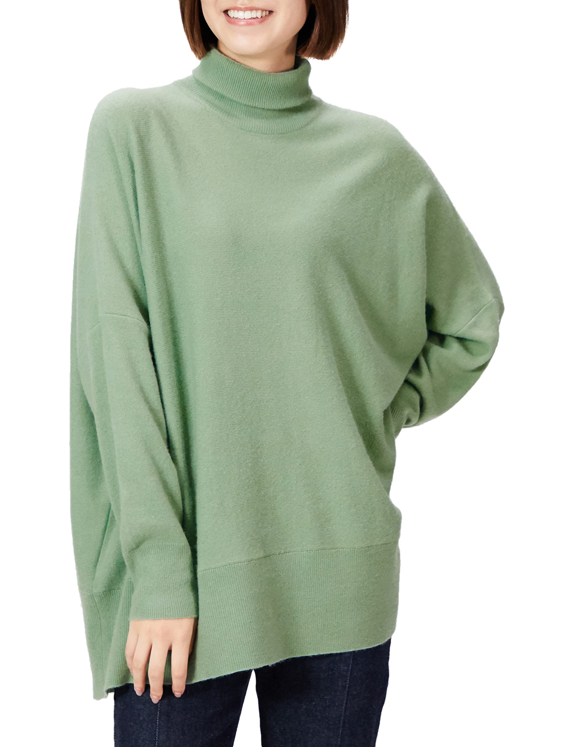 

Mira Owen Базовый трикотажный топ тонкой вязки 09WNT215105 Зеленый F Женский