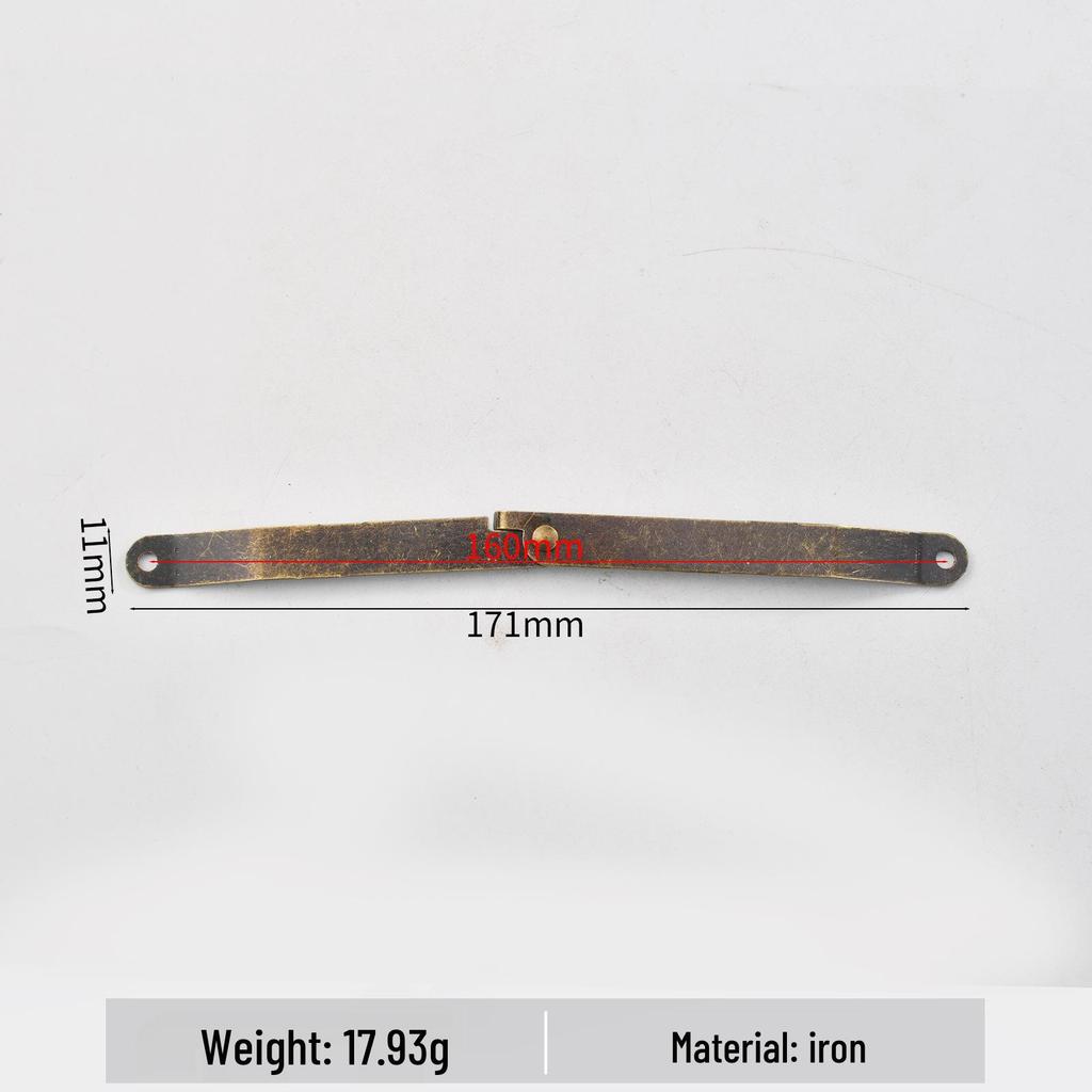 Silver Antique-Style Chinese Wooden Box Hinges