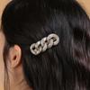 Marbling Chain Bangs Clip (Gray)