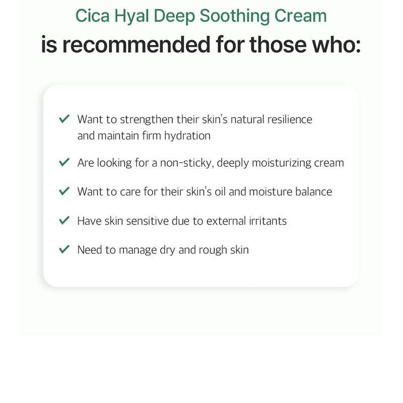 mixsoon - Cica Hyal Deep Soothing Cream