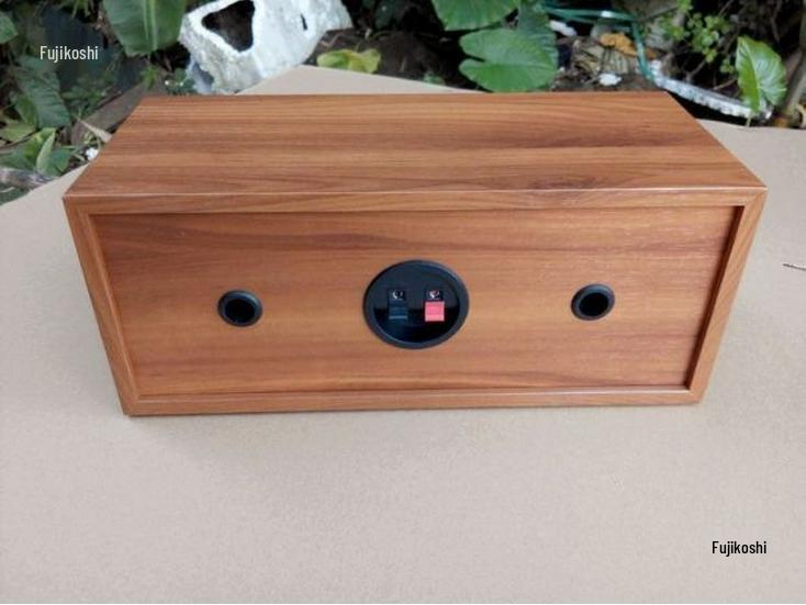 3" Dual Center Speaker Box DIY Wooden Cabinet HIFI Audio Shell