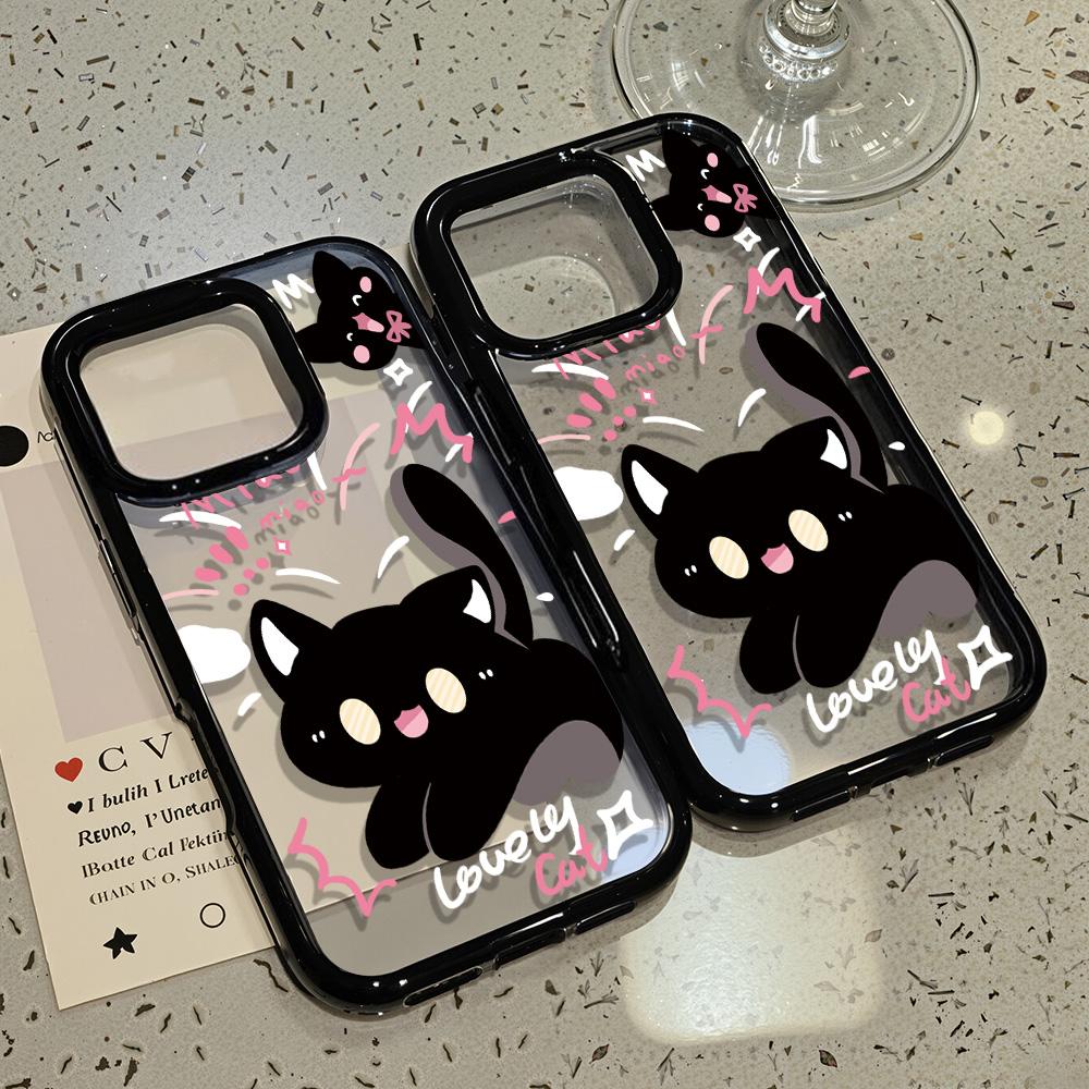 Acrylic Phone Case for iPhone 11 12 13 14 Pro 12 14 16 Pro Max for Samsung A16 A36 A56 S24 FE High-quality Painted Anti-fall Mobile Phone Case