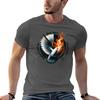Baptized with the Holy Spirit and with Fire Dove Art TShirt Casual Loose Fit Short Sleeve TShirt