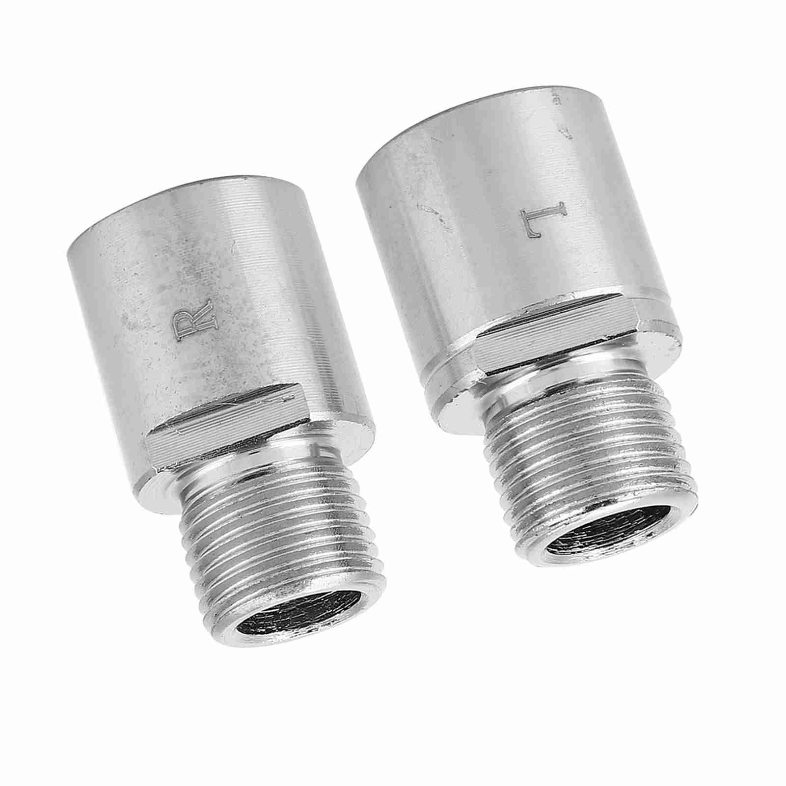 

1 Pair Steel Bike Pedal Extenders Bicycle Pedal Spacers for Road Bicycle