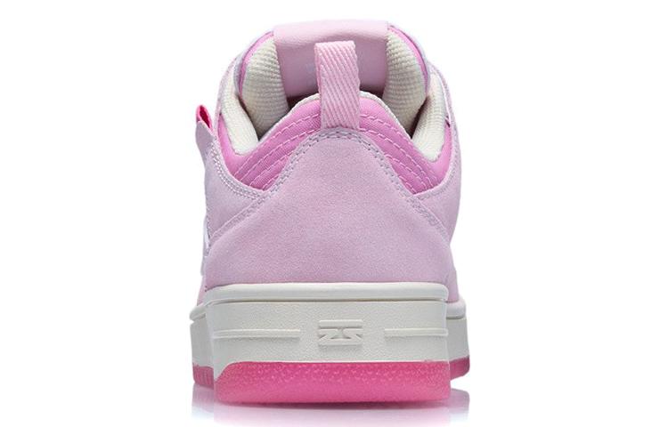 Li Ning Mystic Layer Pro Slip Resistant Abrasion Resistant Low top Skateboard Shoes Women's Cherry Blossom Pink AGCR314-2