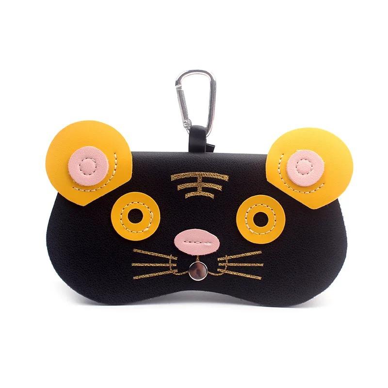 Kreslené pouzdro na brýle s motivem sov pro muže a ženy, přenosné, roztomilé, úložný box na sluneční brýle a brýle na krátkozrakost, cestovní ochranný organizér na brýle, dárek