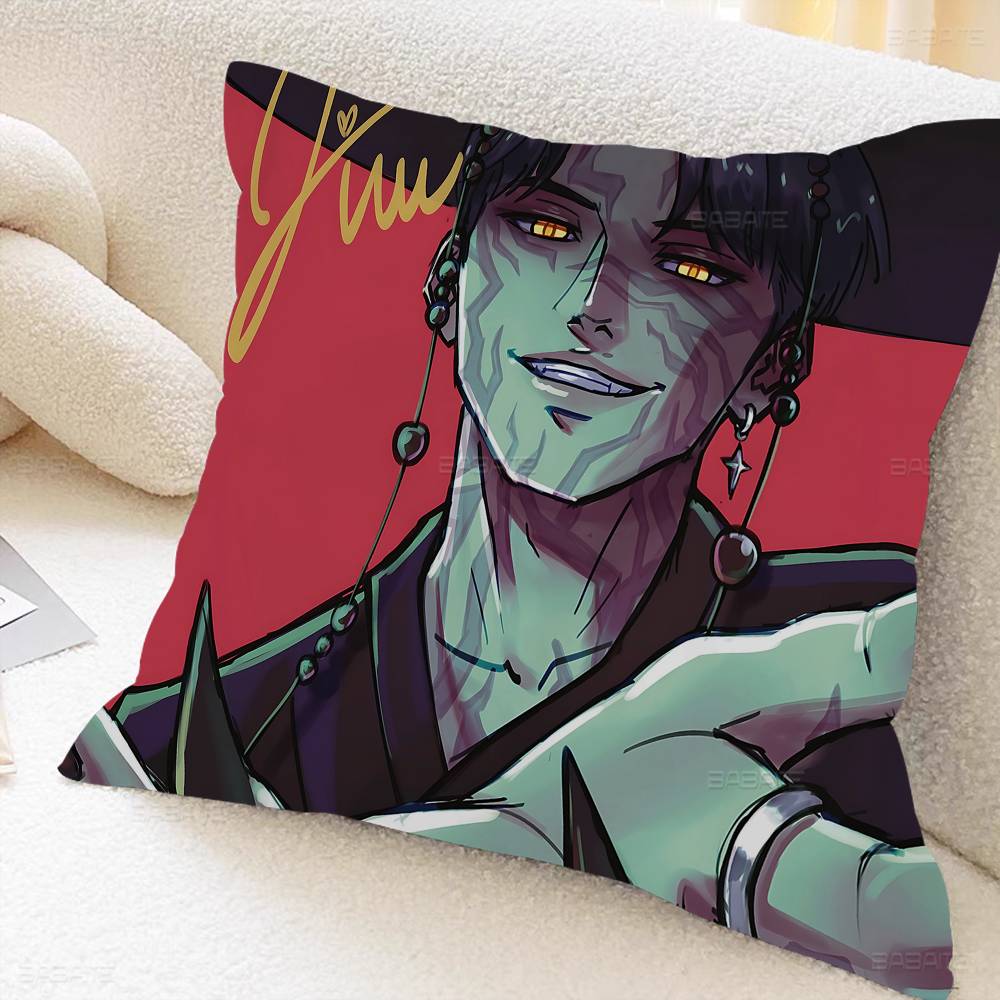 Anime KPop Saja Boys D-Demon H-Hunters Pillow Cushion Cover Pillowcase Living Room Sofa Home Decor Customized