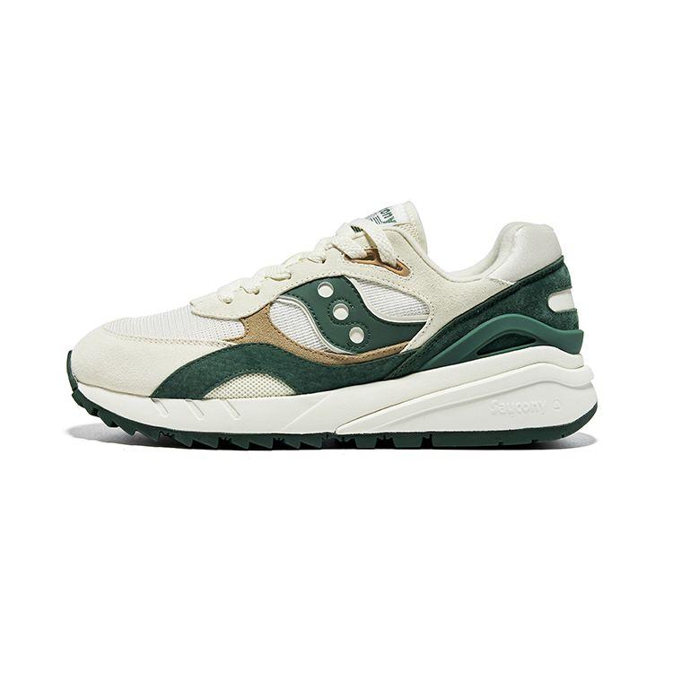 Saucony Shadow 6000 RE Versatile Retro Fabric Synthetic Leather Pigskin Support Low-Top Casual Running Shoes Unisex sneaker Light-Green S79050-1