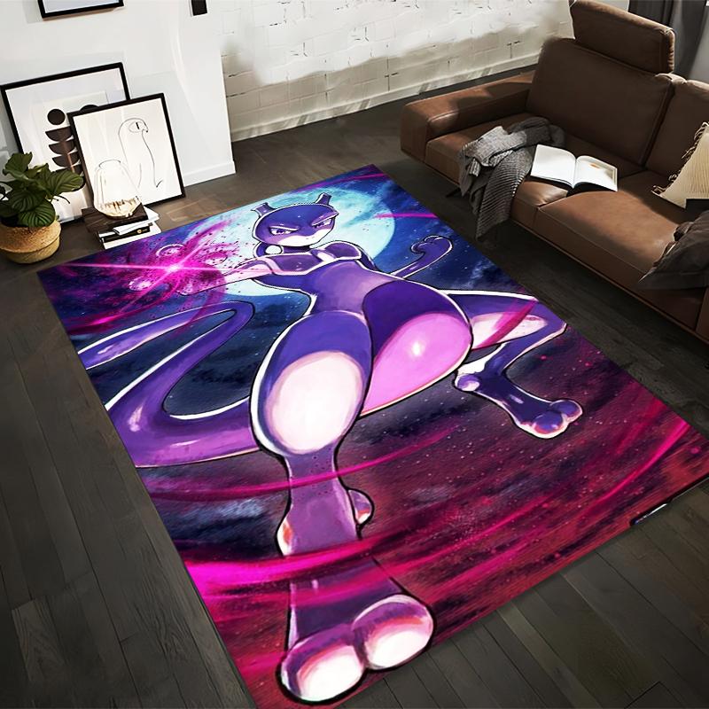 

Space-Themed Purple Creature Carpet with Galactic Background Design Suitable for use as an anti-slip for living room bedroom sofas 40x60cm( 15x23in )