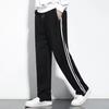 Herren Gestreifte Retro Straight-Leg Sweatpants: Frühlings-, Herbst- & Sommer-Freizeithosen