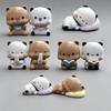 Urocza Figurka Panda Bubu Dudu Zabawka Kolekcjonerska Akcesoria Anime Urocza Lalka Niedźwiedź Ozdoba Wystrój Domu Prezent na Urodziny Boże Narodzenie