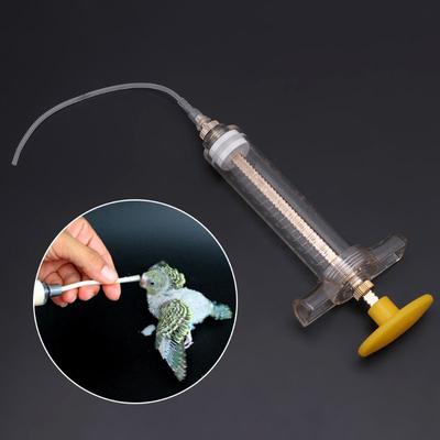 10/20 ml Parrot Chick Feeder s měděnou hlavou Hadice na stříkačku Krmení pro ptáky Injekční stříkačka Potřeby pro krmítka pro ptáky