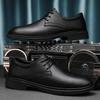 Klassische Marke Herren Echtlederschuhe High-End Herren Businessschuhe Konferenz Formelle Schuhe Alltagsschuhe Slipper Rutschfest