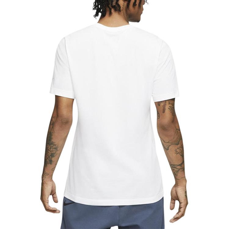 Nike Serie MVP NBA Brooklyn Nets Kevin Durant Maglietta a Maniche Corte Sportiva da Basket da Uomo Top Bianco CT3998-100