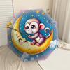1PC Monkey Star Umbrella-8-Rib Reinforced, Automatic Open, Lightweight & Durable, Fashion Accessory for Outdoor, J0373