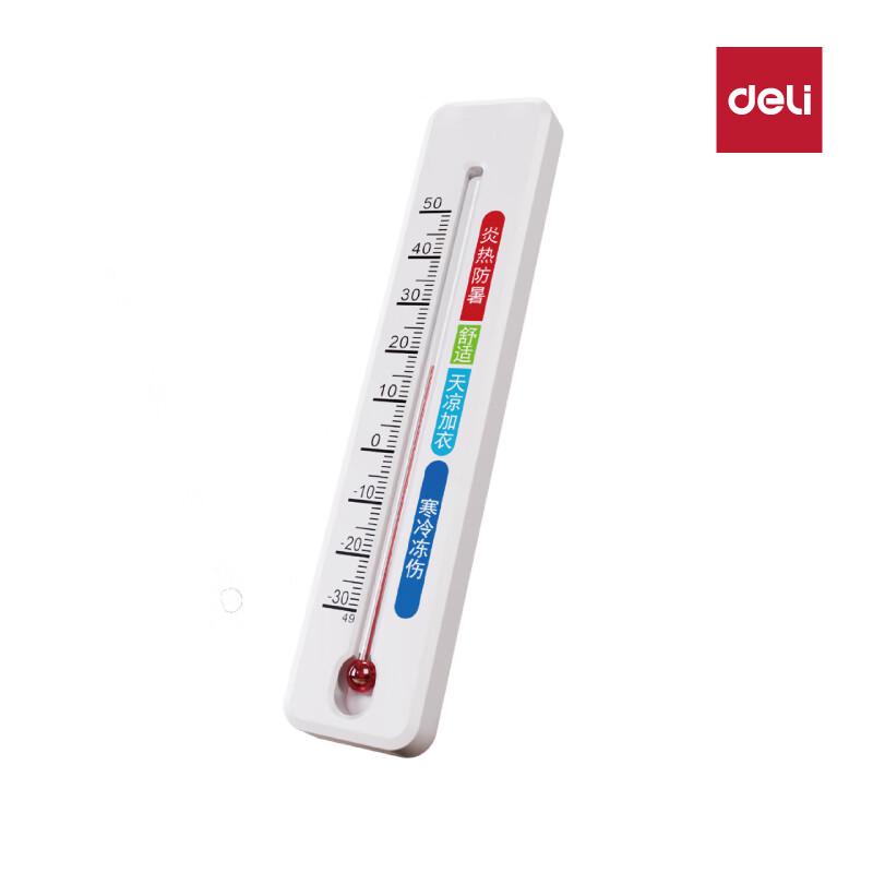 Deli LE556 Magnetic Wall-Mounted Mechanical Thermometer