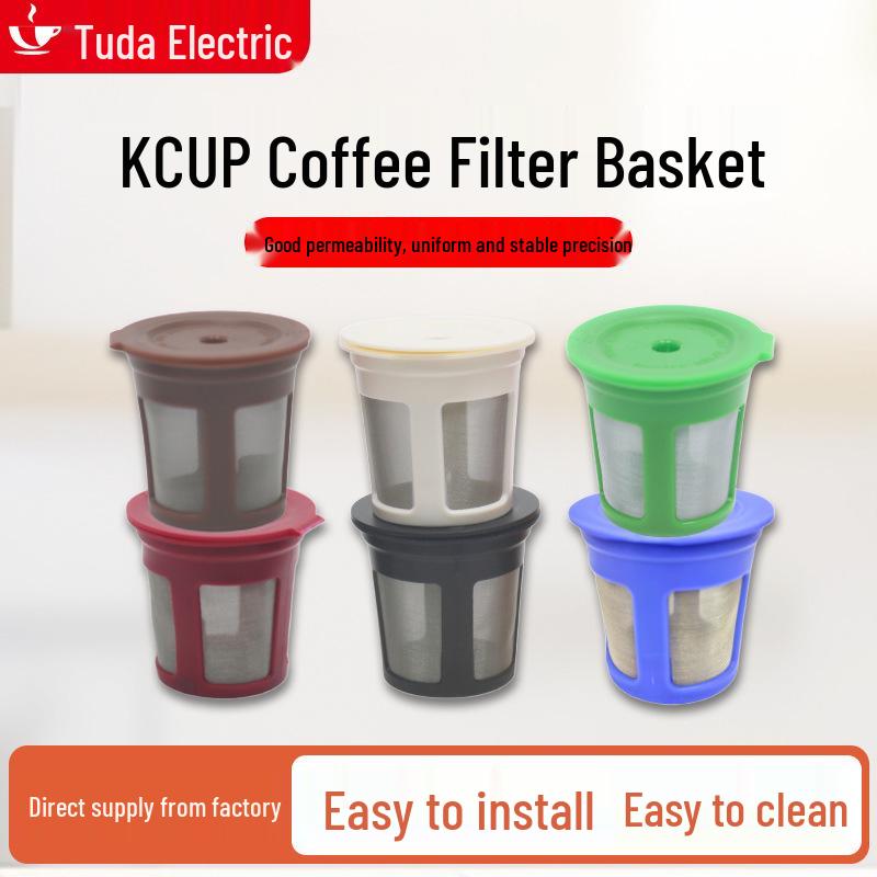Wiederverwendbarer Edelstahl-K-Cup-Kaffeefilterkorb, Keurig-kompatibel