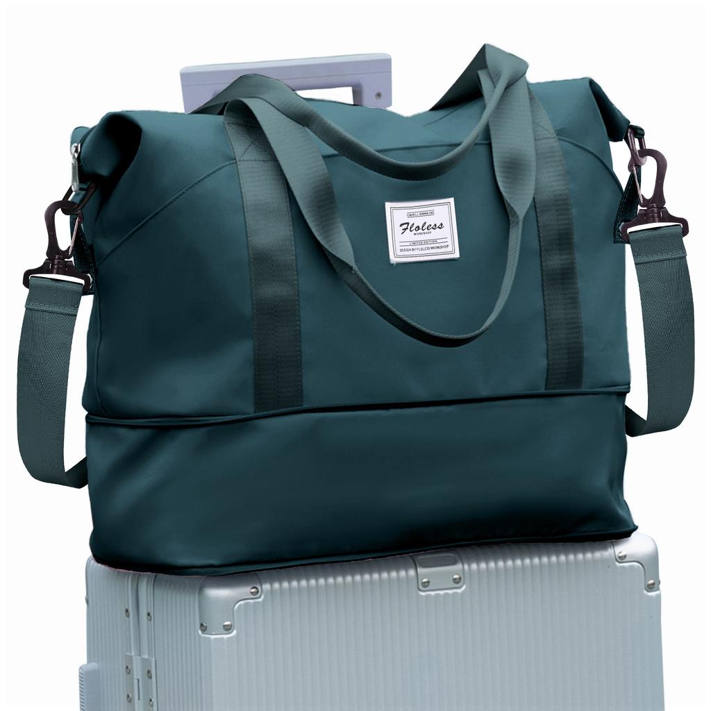 Travel Duffel Bag, Women Sports Tote Fitness Gym Bag, Ryanair Cabin Bag 40x20x25 Hand Luggage, Shoulder Weekender Bag Travel Bag