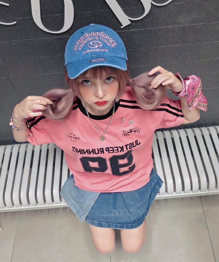 Pimadajiwin Denim Logo Ballcap_[Medium Blue]