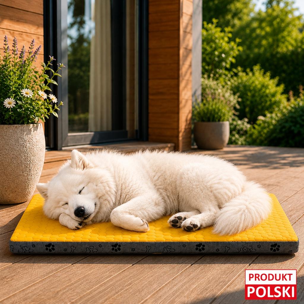 [20] Orthopedic Dog Bed, Pet Mattress 120x90cm LNIKO120R