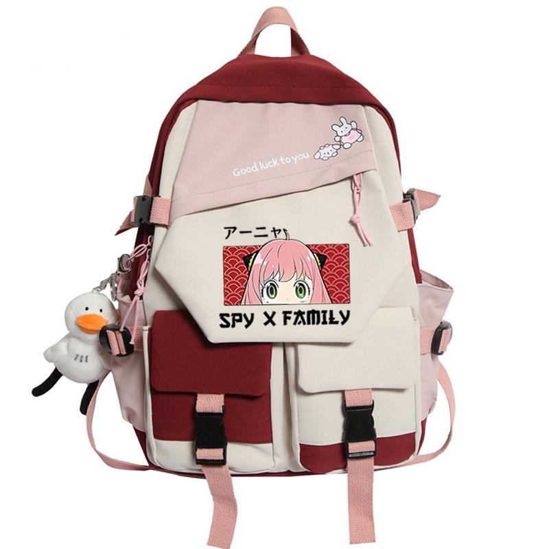 Backpack, Spy Play House, Large-Capacity Youth Schoolbag Outdoor Travel Bag Around Animation