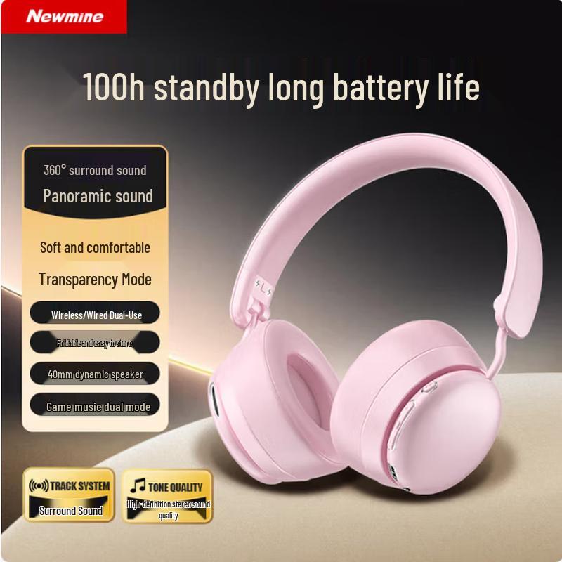 

Newmine TB206 Over-Ear Bluetooth Headphones
