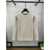 Winter Men's Warm Fleece Sweater O-Neck Embroidered Casual Knitted Inner Lap Pullovers Thick Thermal Underwear Sweater