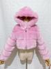 New European & American Short Faux Fur Coat