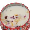4pcs Long Lasting Aroma Aromatherapy Candle Set Dried Flower Scented Candle for Yoga Meditation Blue Box