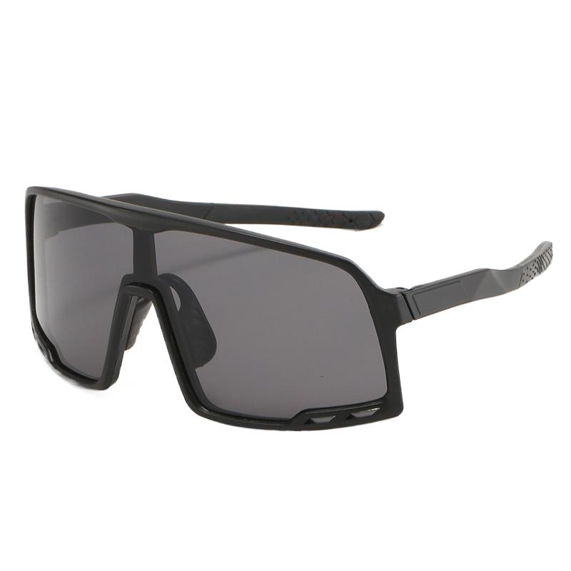 Fashion Cycling Glasses Outdoor Sports Mirror One-piece Large Frame Sunglasses Dazzling Reflective Mercury Sunglasses