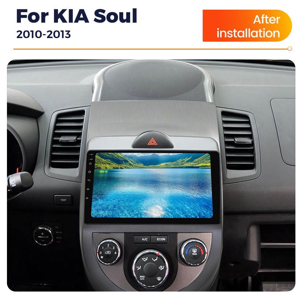 9 Inch Frame Car Fascia For KIA SOUL 2010-2013 Car Radio DVD GPS Navigation Frame Central Control Dash Panel Frame Kit