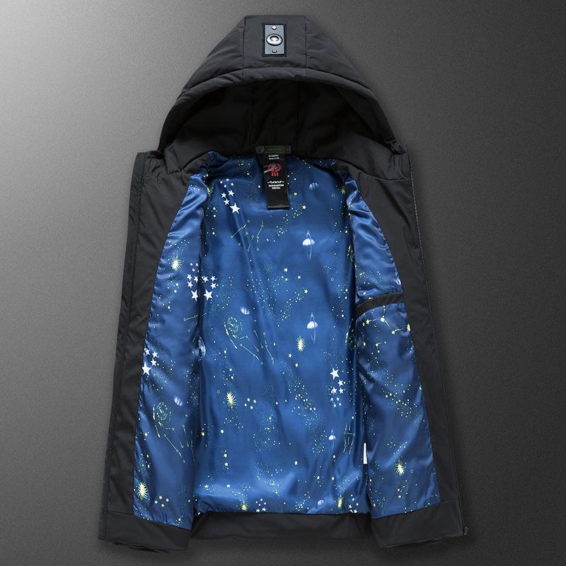 Nouveaux Vêtements d'Extérieur Épaissis pour Homme Vêtements Décontractés Grande Taille pour Homme Hiver Chaud Vêtements Rembourrés en Coton Vestes Amples Rembourrées en Coton pour Homme