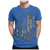 Men's Summer Independence Day Flag Print Short Sleeve T-Shirts Men Summer Casual Fashion Breathable Short Sleeve T-Shirts