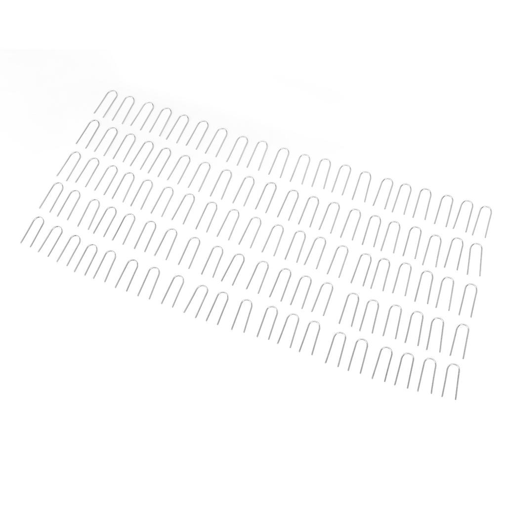 100PCS High Temperature Nichrome Jump Ring Mini U Hanger Hooks for Ceramic Ornament Jewelry