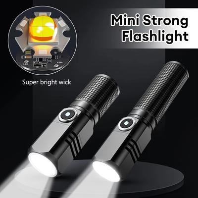 Ultra Bright Remote Flashlight Type-C Fast Charging Display Camping Emergency Situation Security Professional Safety Lighting Camping Essential