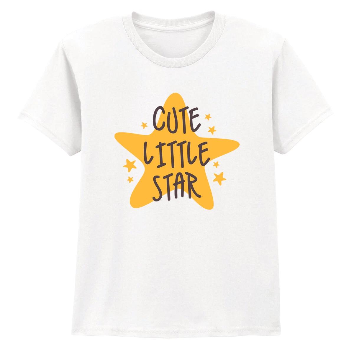 Милая маленькая звезда Небесные звезды Детская футболка Мальчики Девочки Топ 130